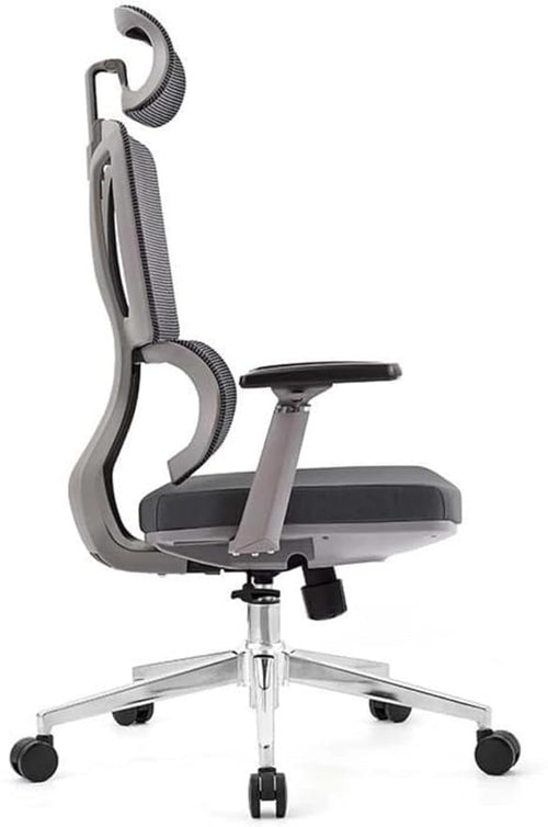 Bentley High-Back Ergonomic Mesh Chair - Grey Edition
