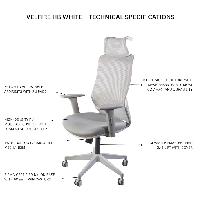 Maserati Ergonomic High-Back Mesh Chair