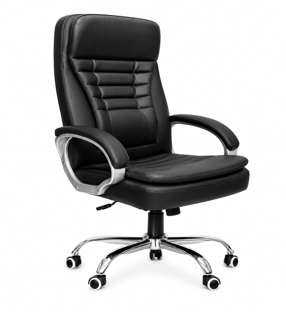 Euro High-Back Executive Office Chair with Padded Arms