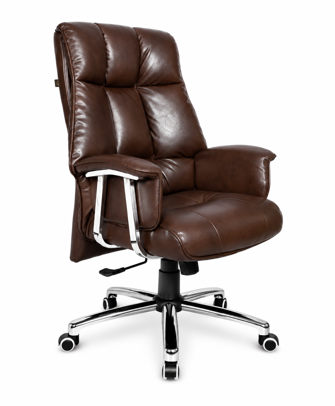 Copper Bubble High-Back Leatherette Executive Chair